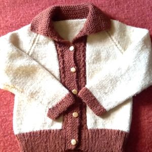 Vintage handmade baby sweater